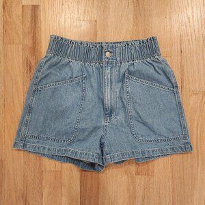 Madewell Pull On Denim Shorts 25